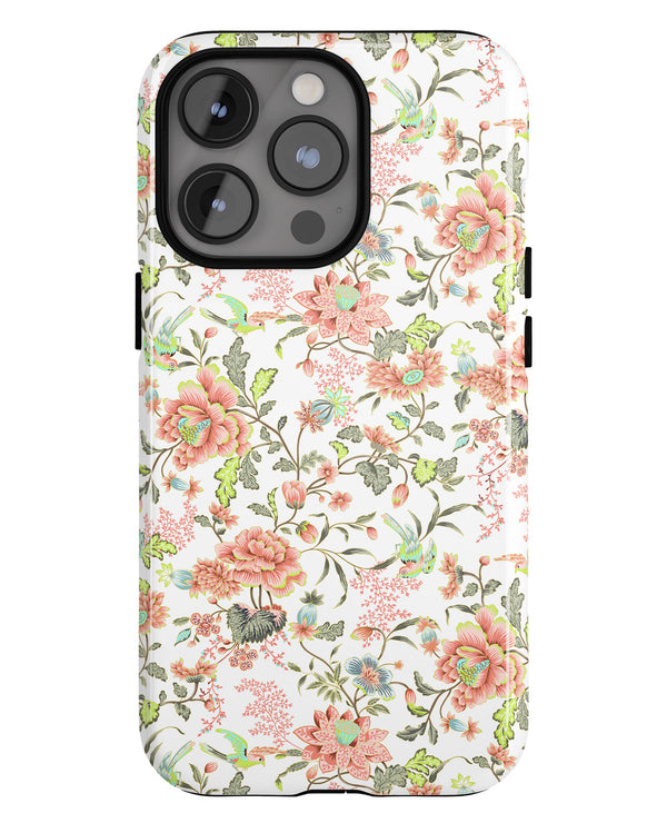 Floral Elegance on White
